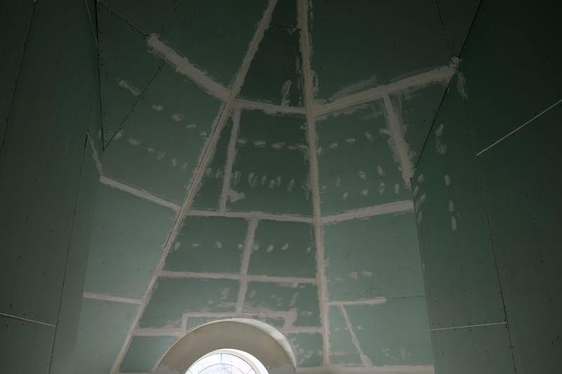 Шпаклевка потолка из гипсокартона 