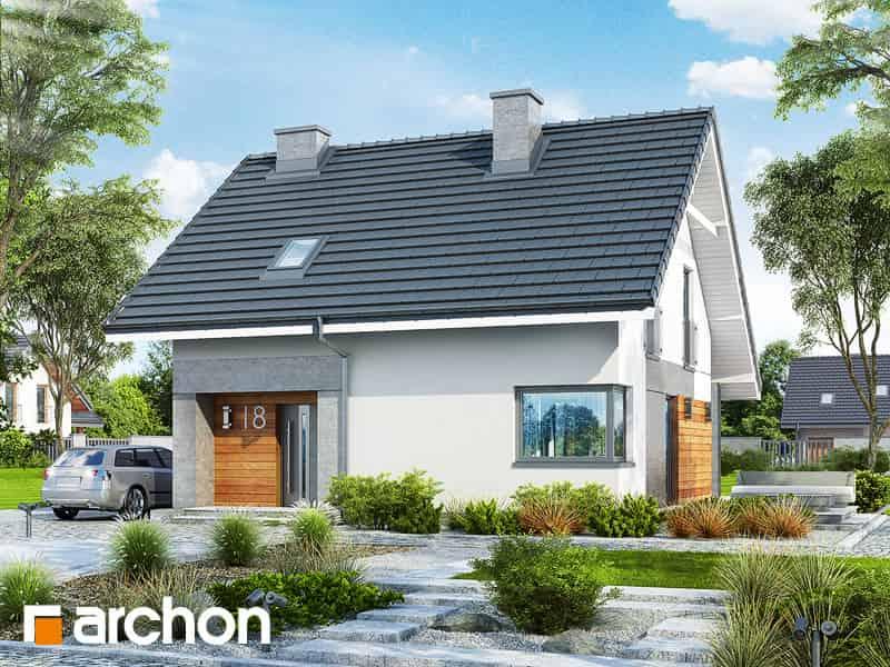 Дом в малиновках 2 фасадная часть