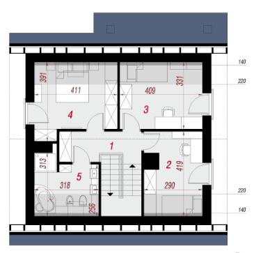 Дом в малиновках 2 план второго этажа