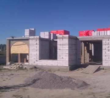 Строительство первого этажа дома из газобетона / КПВ Строй